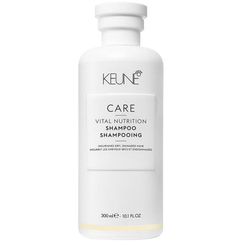 Vital Nutrition is perfect if your hair is in need of some serious TLC. Active ingredients moisturize the inner hair structure while forming a barrier around damaged areas, restoring and revitalizing stressed strands. Your hair is also protected from dehydration, environmental damages and harmful UV rays. Smooth, soft, shiny and beautiful hair? It’s within your grasp.

This shampoo restores your hair’s moisture balance while intensely nourishing each individual strand.
