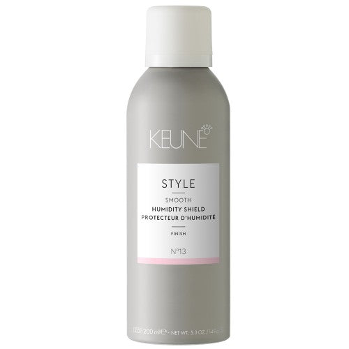 Keune Style Smooth Humidity Shield is a weightless finishing spray to shield hair from humidity for 24 hours. Protects sleek blowouts and beautifully styled curls and waves. It's perfect for frizzy hair, providing beautifully styled, frizz-free hair.