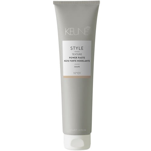 Keune Style Texture Power Paste is a super matte super strong hold styling paste that sets your style quickly and keeps it in place all day. For all hair types.