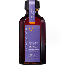 Load image into Gallery viewer, Moroccanoil Purple hair oil, elminated brassy tones
