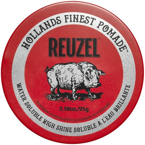 Bring polish and class to any hairstyle. Includes a unique combination of ingredients which allows pomade to easily wash from the hair, without leaving residue or buildup.
Reuzel Red Pomade