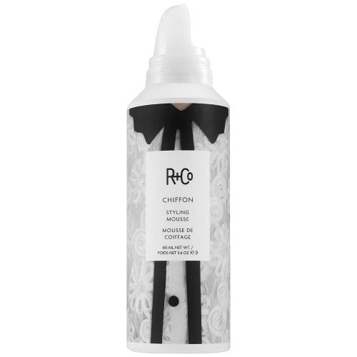 R_Co-Chiffon-Styling-Mousse CHIFFON is the perfect lightweight mousse for volume, body and shine.

For shapeable body, volume and shine, use CHIFFON Styling Mousse. This lightweight mousse provides the perfect balance of softness and structure with light, buildable hold. Good for soft hold on waves to ringlet curls. Works on any length of hair.