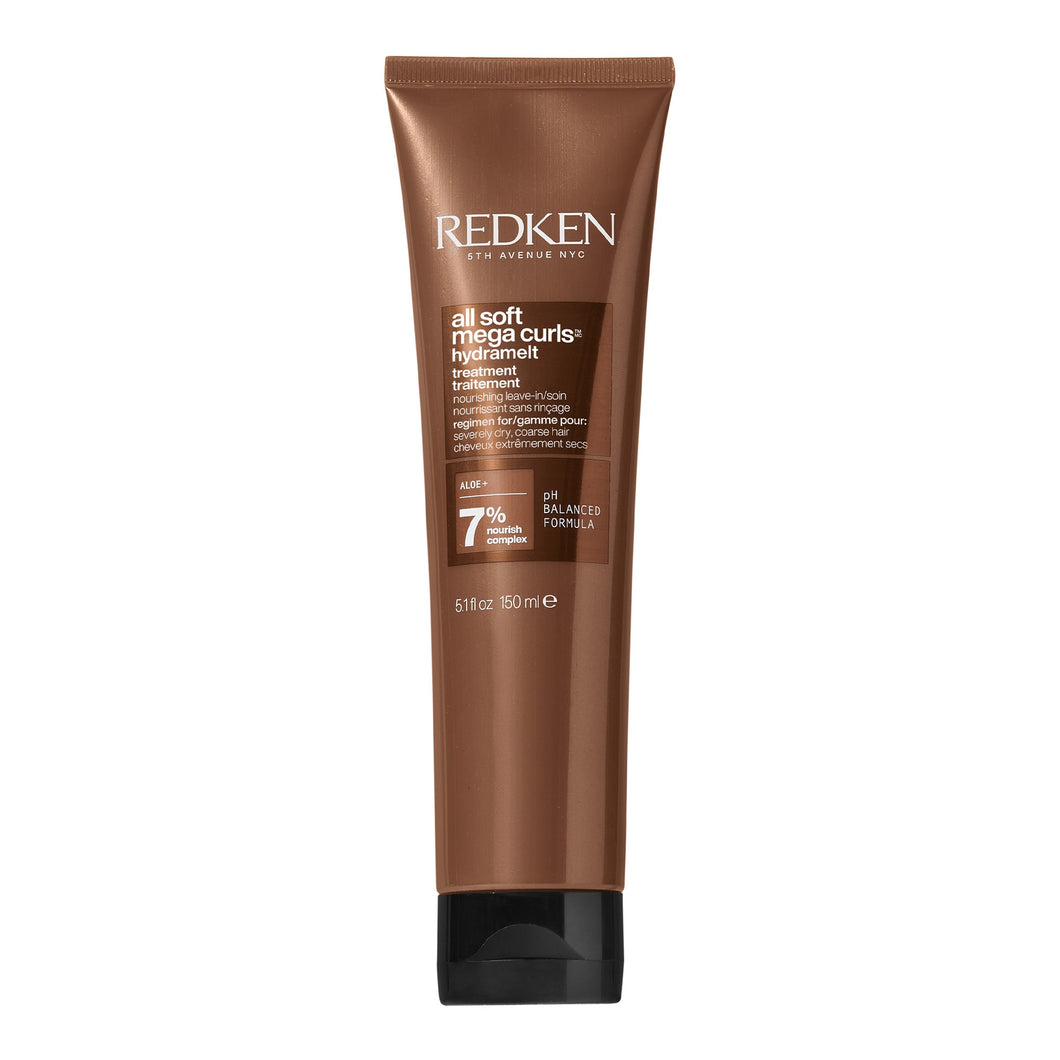 Redken All Soft Mega Curls Hydramelt Leave-In Treatment 150ml/5.1oz for severely dry curls and coils.