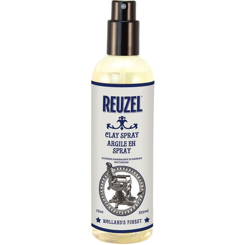 Reuzel Clay Spray adds texture and definition while leaving hair with a matte finish and light hold. Helps achieve a dry, gritty, lived-in look.
