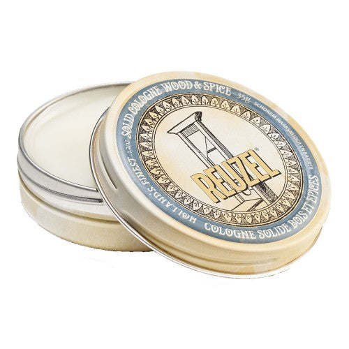 Solid, wax-based fragrance that can be easily applied with your fingertips. Our Solid Cologne Balm features the Wood & Spice fragrance, with notes of Lemon Zest, Cedarwood & Clove.