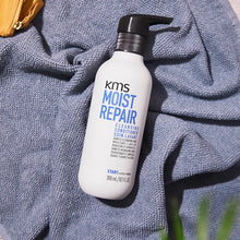 Load image into Gallery viewer, KMS MOISTREPAIR Cleansing Conditioner gently cleanses and conditions, moisturizing stressed hair. No shampoo needed.
