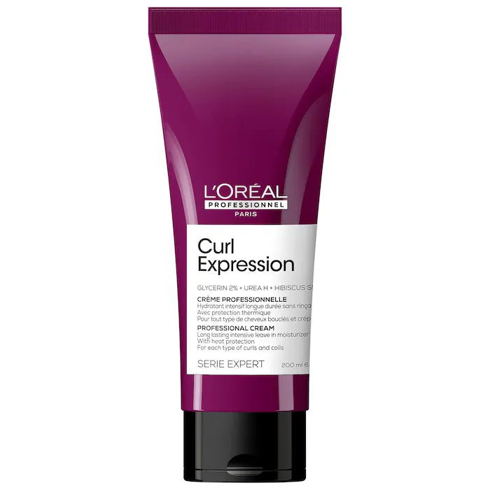 L'Oreal Curl Expression Moisturizing Leave-In Cream A paraben-free, leave-in cream for 3B-4C curl and coil patterns that smooths hair to ease styling, while providing up to 2x more hydration.