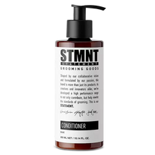 Load image into Gallery viewer, STMNT Conditioner Prepares the hair for cut or styling Moisturising formula with activated charcoal for hair and beard Restores shine and softens the hair surface Helps to protect against blow-dry damage With menthol for that extra fresh feeling Free from sili

