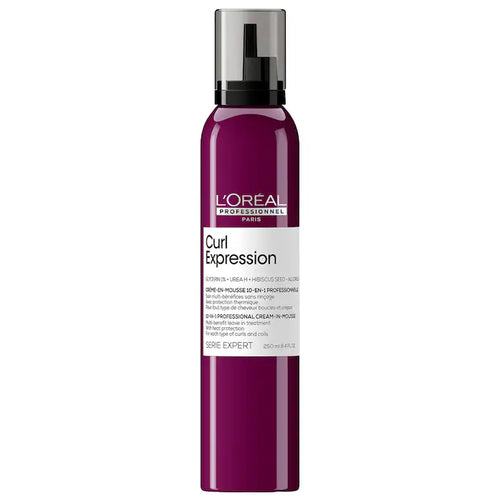 L'Oreal Professional Curl Expression 10 IN 1 Cream In MousseA multi-benefit, sulfate-free curly hair mousse that’s designed to style curls and coils—the pro 