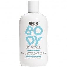Verb Body Wash is a gel formula designed to gently cleanse and soften. Nourishing moringa oil and aloe leave skin feeling soothed and hydrated.