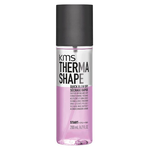 THERMASHAPE Quick Blow Dry Spray speeds up drying time up to 50% With this bundle get two THERMAShape Quick Blow Dry Spray for the price of one!  - Shake well and spray onto towel-dried hair. - Will speed up drying time for both blow drying and air drying.