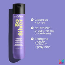 Load image into Gallery viewer, Matrix Total Results Color Obsessed Silver Shampoo - 300ml
