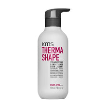 Load image into Gallery viewer, KMS Thermashape Straightening Conditioner deeply nourishes and smooths coarse and unruly hair. Improves manageability and shape during blow-drying. Gradually straightens hair with regular use in combination with a straightening iron. Protects hair from heat, humidity and frizz.
