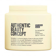 Load image into Gallery viewer, Authentic Beauty Concept&#39;s intense Replenish Mask strengthens the hair fiber and seals the cuticle. Key Benefits: Strengthens hair fiber &amp; helps restore the cuticle Contains plant-based oil derivate, Dicaprylyl Carbonate, a conditioner &amp; emollient that works by providing a protective film to enhance the hair cuticle
