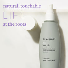 Load image into Gallery viewer, Living Proof Full Root Lifting Spray A heat activated spray that gives a boost at the roots for a natural, touchable feel that lasts all day. Provides lift at the roots Creates a natural, touchable style Heat protection (up to 410°F/210°C)
