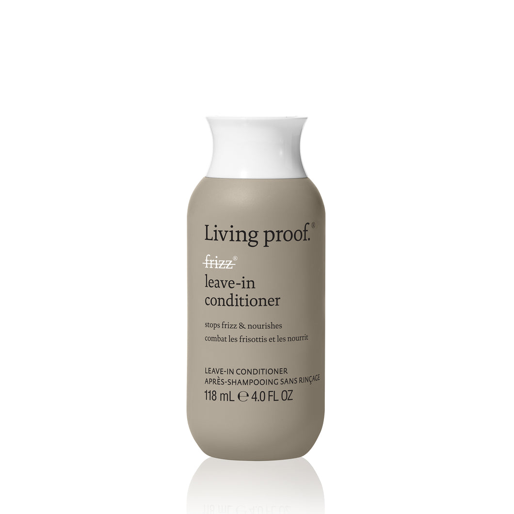 Living Proff No Frizz Leave in conditioner A hydrating treatment that gives an extra boost of conditioning and frizz protection.  Weightlessly blocks humidity Smooths hair strands Nourishes and conditions