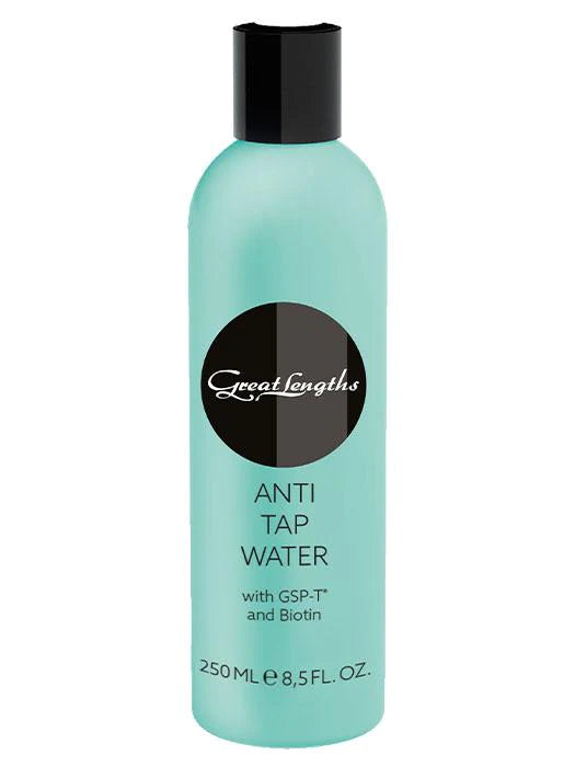 The Anti-Tap Water Concentrate by Great Lengths is the ultimate finish for hair after all other possible hair treatments and after your hair extensions