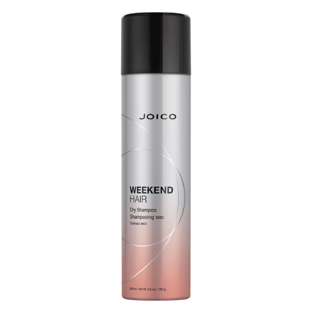 The Joico Weekend Hair Dry Shampoo will extend your style for days! Instantly eliminate excess oil at the root while adding airy texture to your style.  Benefits Instantly absorbs excess oil at the roots Hair feels refreshed and clean With every touch, Their encapsulated fragrance keeps hair smelling fresh and clean all day Haircolor lasts 2X longer* Leaves hair feeling velvety soft Adds light volume and texture *When using Joico Weekend Hair Dry Shampoo every other wash vs. a daily shampoo and conditioner