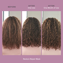 Load image into Gallery viewer, Living Proof Restore Repair Mask Repair hair, in just minutes. This restorative mask transforms dry, damaged hair to look and feel healthier. It deeply nourishes hair while reversing damage and protecting it from future damage. Hair will be left feeling soft, shiny and smooth.
