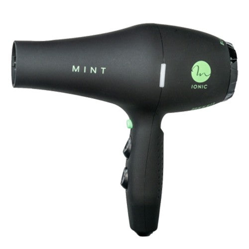 The Mint MVK31 dryer will leave your clients’ hair feeling amazing! This revolutionary ionic dryer creates maximum ion concentration for professional blowouts. The negative ion stream cancels static and quickly seals cuticles to retain hair’s natural moisture, while at the same time reducing frizz and enhancing shine. With 1875 watts of infrared power, there is plenty of heat for fast and healthy drying.