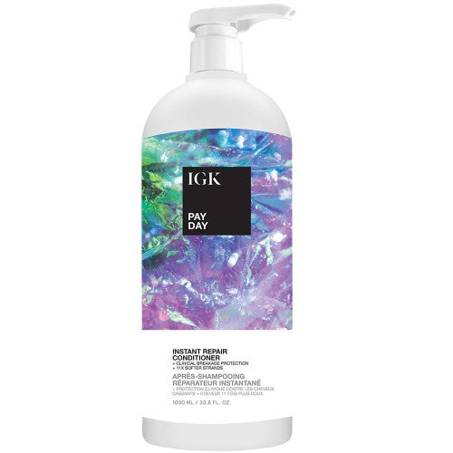 restorative conditioner treats fragile, damaged, over-processed hair to 360-degree repair. Boosted with clean, clinically-proven Vegan Silk and Biomimetic Bond-Building Technology to reduce breakage and increase strength from the inside out for 11x softer strands and healthier-looking hair all around. 34oz