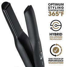 Load image into Gallery viewer, GHD Unplugged Flat Iron, Compact, lightweight, and flight-friendly for on-the-go touch-ups - Pre-set to the optimum styling temperature of 365 degrees Fahrenheit for styling with no extreme heat
