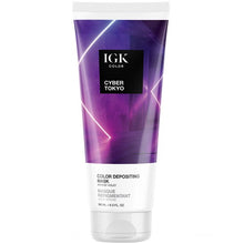 Load image into Gallery viewer, Color-depositing, conditioning hair mask that enhances color intensity, dimension and shine while providing hydration, softness and smoothness all in 1 formula. These signature shades offer sheer to intense coverage from natural to fun color hues. Formulated without gluten, parabens, sulfates and ammonia. Color lasts up to 10 washes, fading naturally with each wash.
