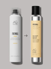 Load image into Gallery viewer, AG Firewall Argan Shine &amp; Flat Iron Spray Slip your iron seamlessly through your hair while helping protect from heat, add shine and reduce flyaways. Mist lightly prior to applying heat or use as a finishing spray for maximum shine
