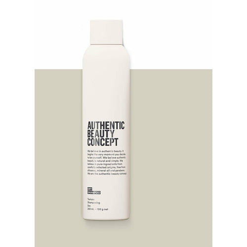 AUTHENTIC BEAUTY CONCEPT DRY SHAMPOO, Authentic Beauty Concept's lightweight Dry Shampoo texturizes and refreshes styles. Key Benefits: Refreshes styles & delivers grip on freshly washed bases Provides light style control & moldability Heat protection up to 450 degrees F Aerosol bodifying powder spray