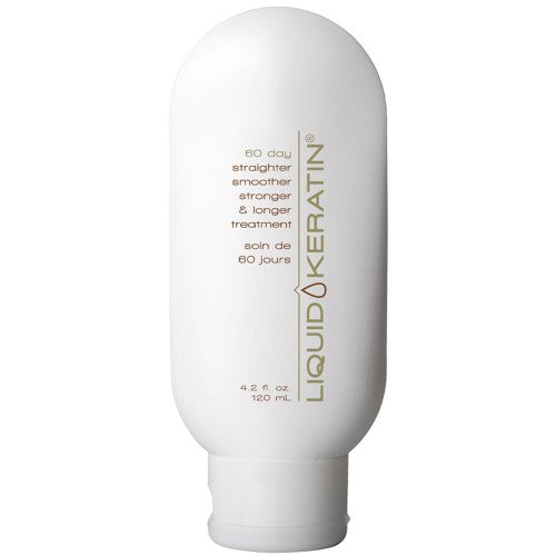  goodbye to frizzy, curly, unmanageable hair with Liquid Keratin’s 60 Day home smoothing system. By infusing hair with keratin protein, this exclusive formaldehyde and aldehyde free formula smoothes and softens hair, relaxes waves, eliminates frizz, and repairs damage caused by other chemical processes with results lasting 2-3 months.     With just 6 easy steps, Liquid Keratin will leave your hair looking and feeling healthier than ever before. 
