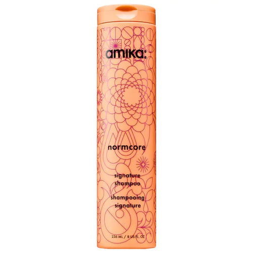 amika Normcore Sulfate Free Shampoo Find hair’s new normal – hydrated, soft and shiny – with this everyday shampoo, infused with a cocktail of vitamins and antioxidants.  What it is: A sulfate-free, everyday shampoo that gently removes buildup and infuses hair and scalp with omega-7 rich, sea buckthorn for soft, silky, bouncy hair.