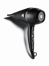 Load image into Gallery viewer, The ghd Air Professional Performance Hairdryer brings the salon experience home through state-of-the-art design and powerful performance. Developed in collaboration with top stylists, Air provides up to two times faster drying with reduced frizz for the perfect salon blowout. It features advanced ionic technology that allows the industrial generator to lock in moisture, and is powered by a professional-strength, 1600-watt AC motor 
