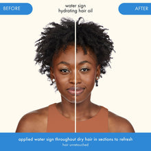 Load image into Gallery viewer, A hydrating, silicone-free treatment oil clinically shown to reduce frizz and breakage while boosting shine and protecting against heat up to 450°F Water Sign Hydrating Hair Oil with Hyaluronic Acid

