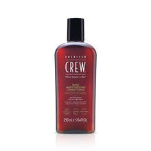 Load image into Gallery viewer, American Crew Stimulating Daily Conditioner is an enhanced conditioner that moisturizes your scalp and strengthens your hair. This no-build-up conditioner washes out easily, leaving your hair soft, touchable
