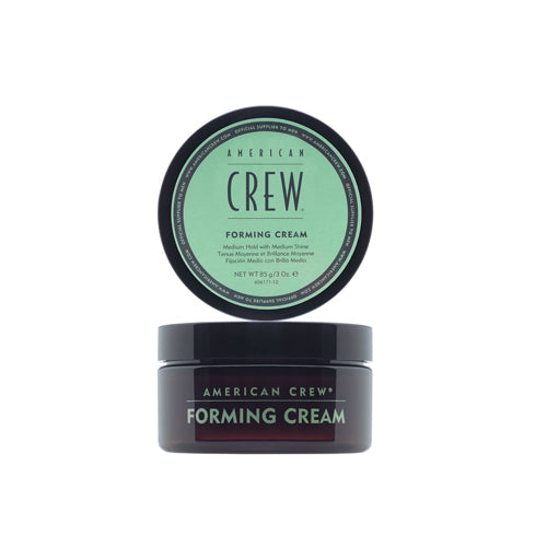 Easy to use styling cream works well for all hair types. Forming Cream provides hold, excellent pliability, and a natural shine. This product also helps hair look thicker and is ideal for easing new users into the potential of styling jar products. For medium hold with medium shine. American Crew Classic Forming Cream