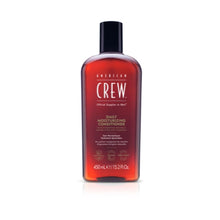 Load image into Gallery viewer, American Crew Stimulating Daily Conditioner is an enhanced conditioner that moisturizes your scalp and strengthens your hair. This no-build-up conditioner washes out easily, leaving your hair soft, touchable
